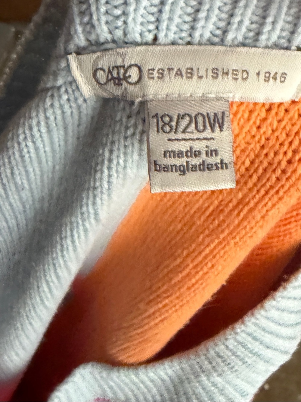 Cato Color Block Sweater - Picture 5 of 7